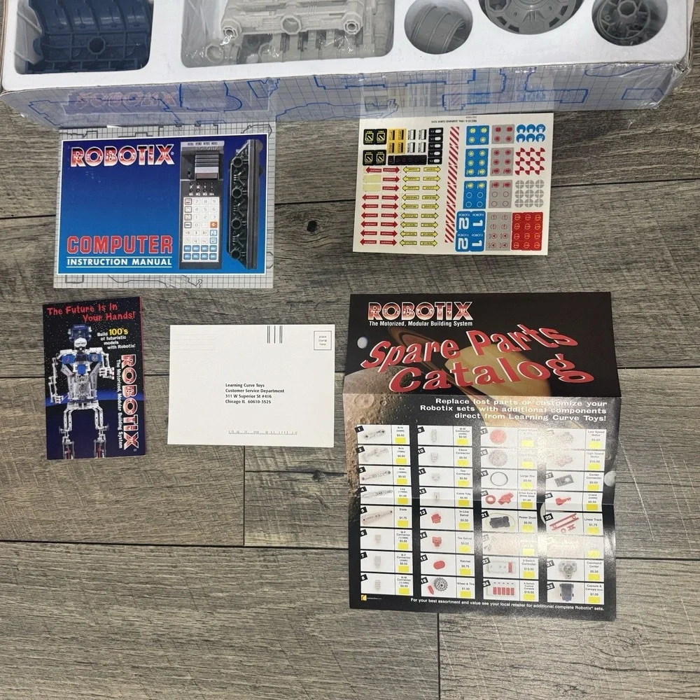 VTG 1996 Learning Curve Robotix Computer Set 98510 Motorized Building System NEW
